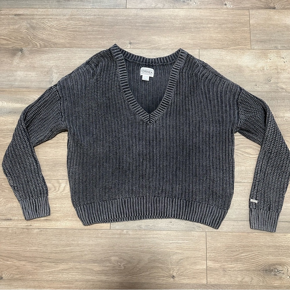 Victoria's Secret Dark Gray V-Neck Sweater